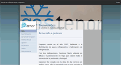 Desktop Screenshot of gastenor.es